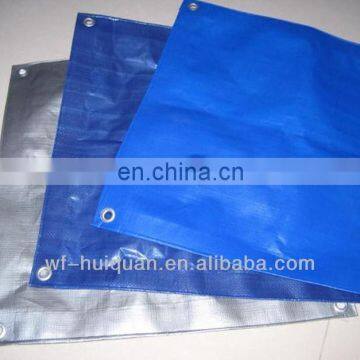 80gsm blue/silver pe tarpaulin roll