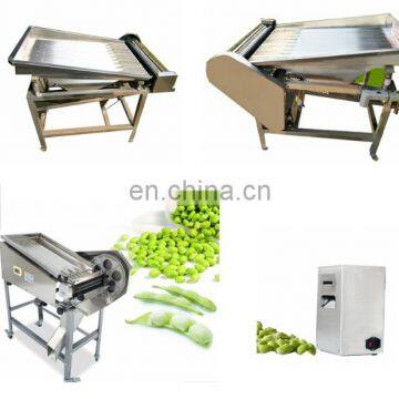 factory price widely used green bean/edamame dehuller machine for farm use soybean edamame dehulling equipment