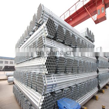 coated 200 -500 g/sqm g60 zinc coating hot dipped erw shape galvanized pipes pt threaded round steel for greenhouse pipe