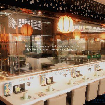 Sushi conveyor belt system stainless steel conveyor belt sushi restaurant conveyor