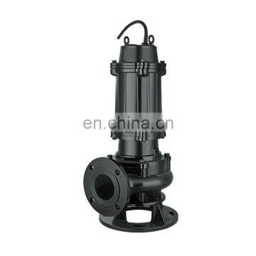 high flow electric centrifugal non clog sewage water 60hp submersible pump