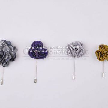 Custom Flower Brooches  custom men brooch corsage  custom men flowr brooches