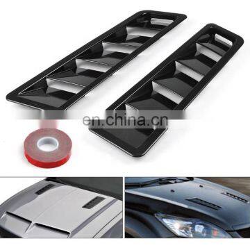 Car Refit Universal Engine Hood Vent Louver Air Cooling Panel Engine Cover Air Intake Panel ABS Cooling Vent photo-4