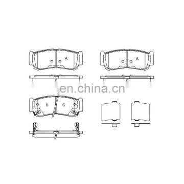 Brake Pads for HYUNDAI OE D1297 D11201 58302-2BA20