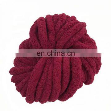 Luxury Giant Bulky Knit Chenille Yarn for Extreme Arm Knitting photo-2