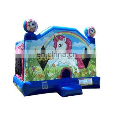 Inflatable Unicorn Bounce House Jumping Castle With Blower