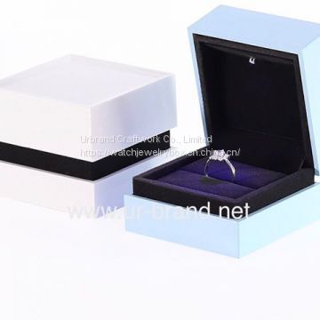 Wholesale Ready Stock Square White Paper Jewelry Set Boxes for Pendant Bracelet Rings Earrings