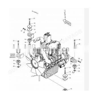 FOMI DL06 Complete Engine DX225LC TXC225LC-2 Diesel Engine Assembly K1015516 For Excavator