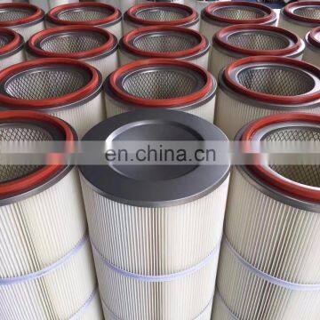 Sandblasting machine dust filter cartridge element