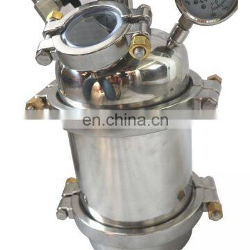 6" Hemispherical Extractor Lid for Reclaim Tank With Tri Clamp Ferrule and 4" Down Tube photo-4