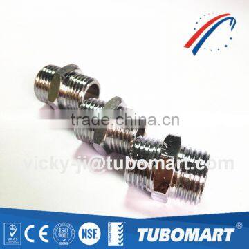 Factory chrome plated general screw straight fittings for copper pipe