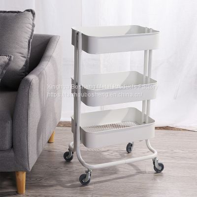 Food Trolley On Wheels Metal Kitchen Cart Small Rolling Kitchen Cart