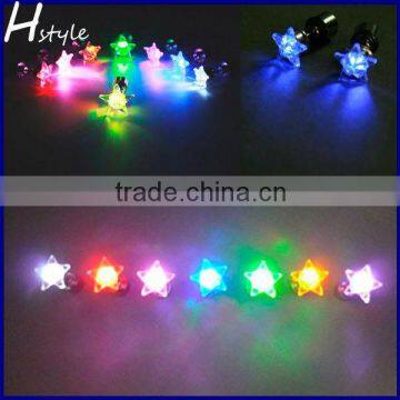 Favorites Compare Flashing LED star Earring SL006