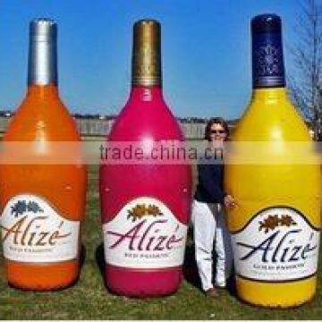 custom high quality inflatable advertising wine bottle