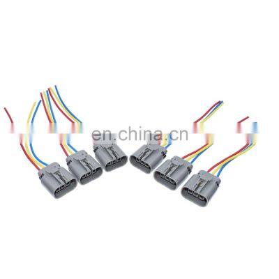 Free Shipping!6PCS Ignition Coil Pack Wiring Connectors Pigtails for Nissan 300zx Z32 Infiniti photo-3