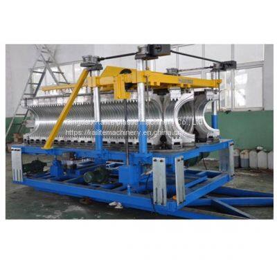 PE PVC Single / Double wall corrugation pipe production line