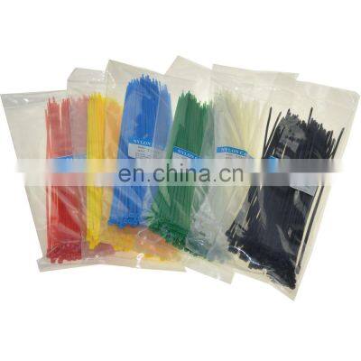 Self Locking Nylon Cable Zip Ties 12 Inch 50 Lbs 4.8x300mm White Black Cable Ties