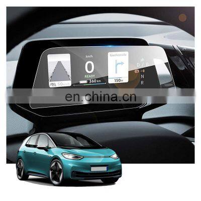 Clear Tempered Glass Infotainment Display In-dash Center Touch Stereo Car Navigation Screen Protector For Vw Volkswagen Id3 2021