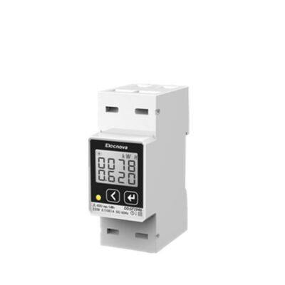 Single phase 5-100A bi-directional multi functional din rail kwh energy meter