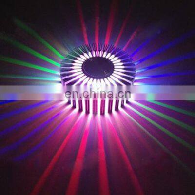 High-power LED Chip RGB Colorful Sun Flower Wall Lamps for Decoration