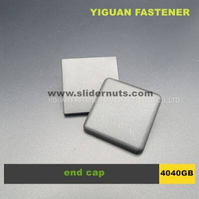 4040 plastic end cover for aluminium profile terminal