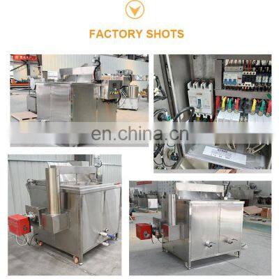 Specialized Manufacturer Factory Price High Quality Continuous Corn Deep Fryer Machine With Mixer Popcorn Nuts Sancks Making photo-5