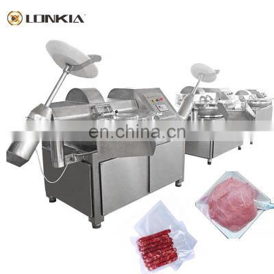 LONKIA High Efficiency Machinery Sausage Meat Bowl Cutter