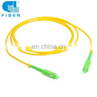 Single Multi Mode SC/UPC SC sx core fiber optic patch cord manufactur 3m fiber optic patch cord fiber sc ftth patchcord