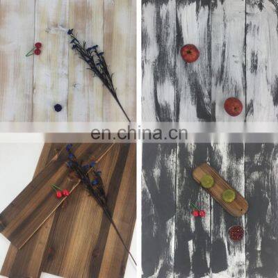 Solid Wood Wall Backdrop Rustic Old Wooden Studio Photography Background photo-5