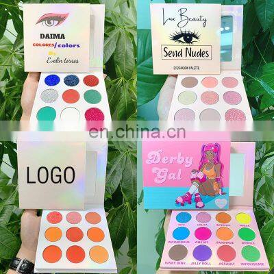 16 Color Empty Round Eyeshadow Palette Circle Makeup Paint Style Palette Packaging Wholesale photo-5