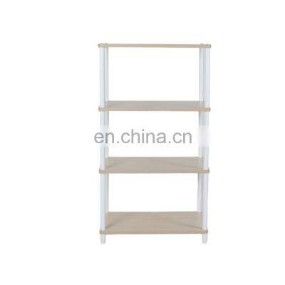 Portable Storage Shelves Wpc 4 Tier Storage Rack Home Storage Shelf With Metal