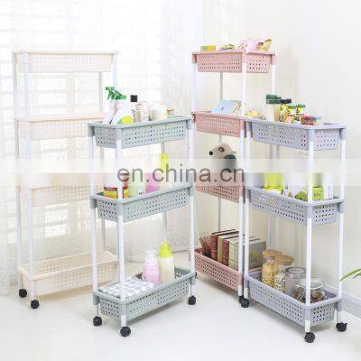 2021  High quality  plastic pp corner storage shelf