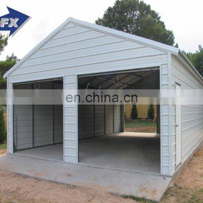 China cheap prefab steel structure car garage kits lowes house