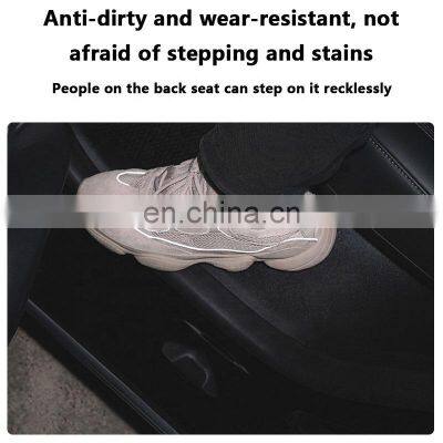 Rear Threshold Protection Panel Car Door Pedal for Tesla Decoration