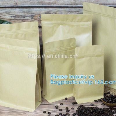 Kraft Paper Pouch, Odor Proof Bags, Zip Top Waterproof For Food Storage, Heavy Duty Ziplock, Heat Sealable photo-4