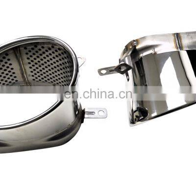 RS6 Diffuser With Tailpipe for Audi A6 Refit to Audi A6 RS Line High Quality Rear Bumper Diffuser 2012-2015 photo-2