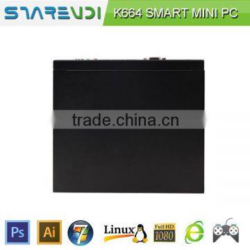 Fanless mini PC Baytrail embedded desktop PC smart computer CPU quad core 2.4G support 3G modem and bluetooth