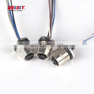 Standard industrial equipment M12 6 pin circular connector