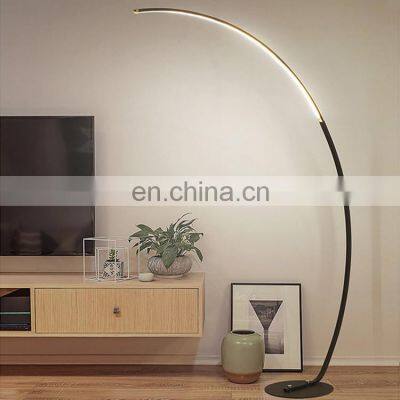 Ins Corner LED Floor Lamp Nordic Arc 30W LED Floor Standing Lights