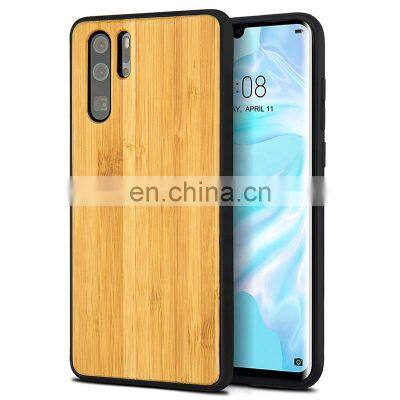 Anti-shock Real wood phone case bamboo for Samsung Note 10 Pro