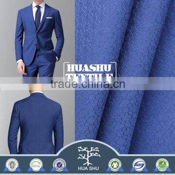 2016 New Design Hot Selling viscose polyester jacquard coat fabric for men