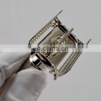 American Metal Matte Black Stainless Steel Custom Double Edge Safety Shaving Razor for Men photo-3