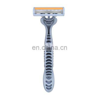 3PCS/Pack Private Lable Available Men Shaving Razor Disposable 3 Blades Personal Care Razor Blade Factory In China KL3-05