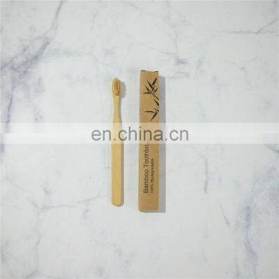 wholesale all colors customized size hygeian bamboo toothbrush for home use