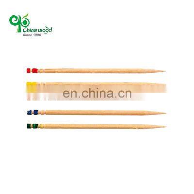 Yada High Quality Organic Natural Toothpicks Disposable Food Grade Low Price Wooden Fruit Sticks