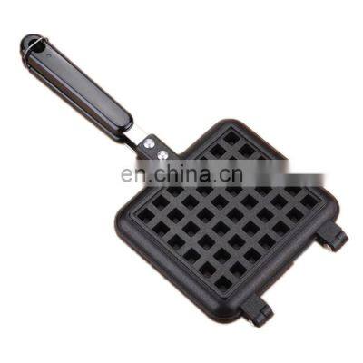 Non Stick Waffle Iron Waffle Maker Mold Pan Sandwich Maker Square Round Cast Aluminum Waffle Pan