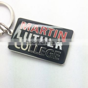 Martin Luther College logo key chain metal key chain lapel pin manufacturers china