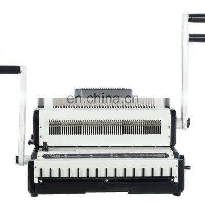 Heavy Duty Hard Book Multifunctional Punching Binding Machine With Wire and Comb WW2500A photo-3