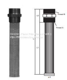 HTank Mounted Suction Strainer Elements HTMS NPTM 2 100 02078480