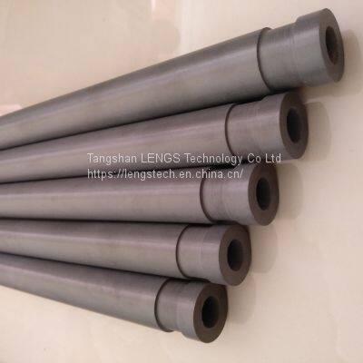 Si3N4 Sialon thermocouple protection tubes, silicon nitride ceramic tubes, stalk tubes, heating protective tubes